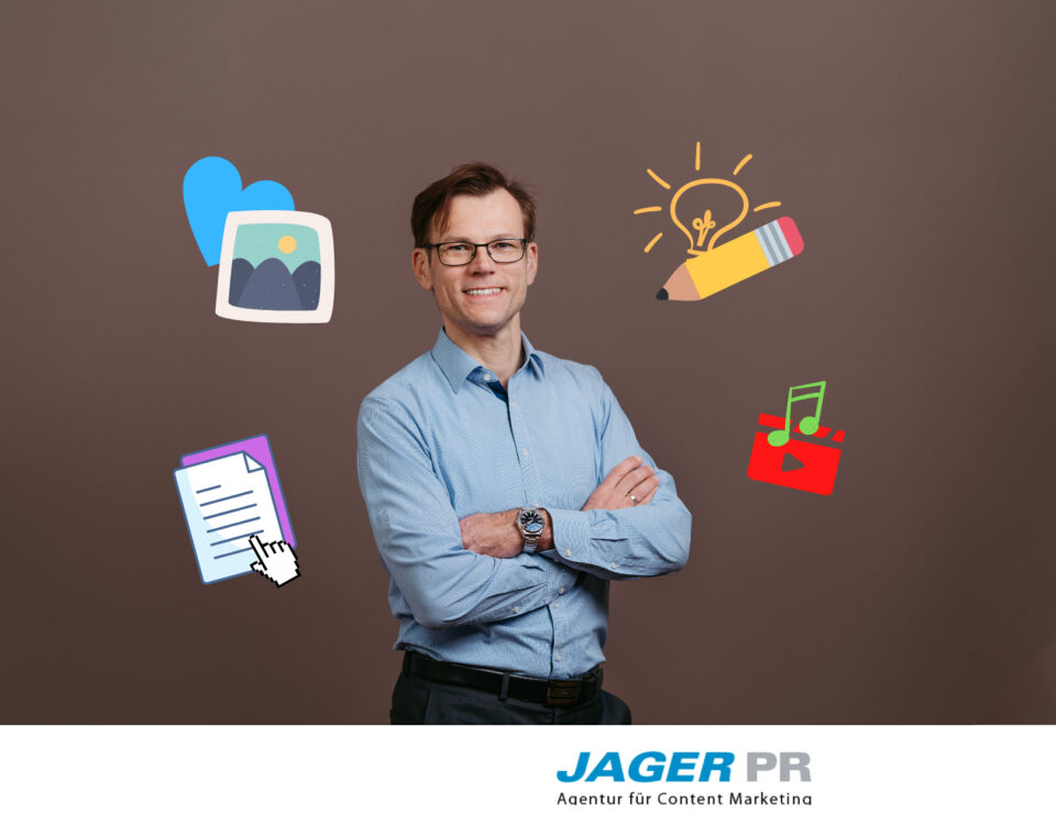Clemens Jager präsentiert Content Marketing Tipps
